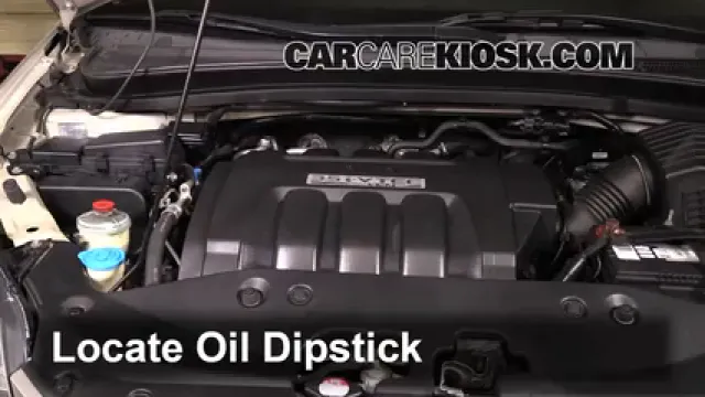 2006 Honda Odyssey Touring 3.5L V6 Aceite Controlar nivel de aceite